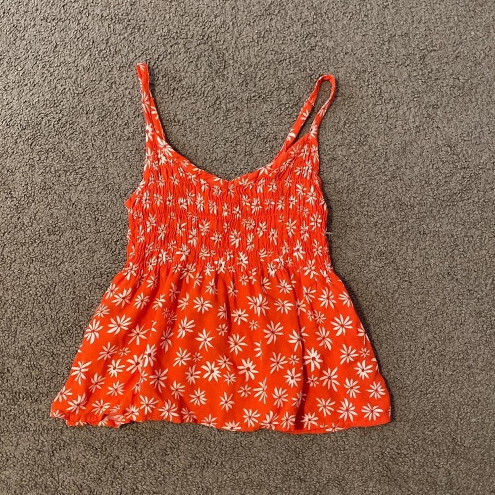 floral flowy cami tank top